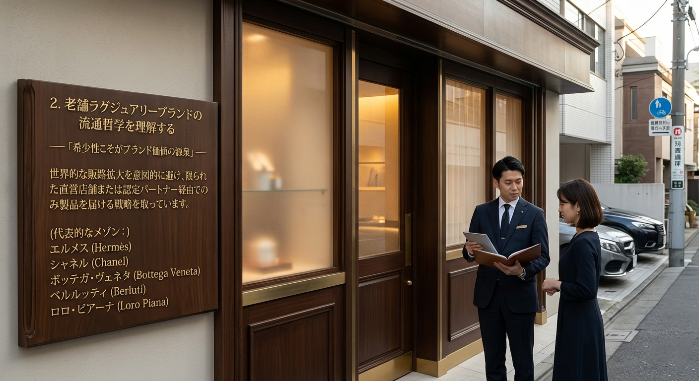 名門メゾンの希少性戦略 老舗ラグジュアリーブランドの限定流通哲学イメージ